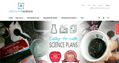 Desktop Screenshot of elementalscience.com